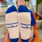 Τουλάχιστον υπάρχουν σκύλοι / the sock (white-blue)
