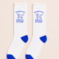 Τουλάχιστον υπάρχουν σκύλοι / the sock (white-blue)