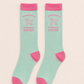 Τουλάχιστον υπάρχουν σκύλοι / the sock (green-pink)