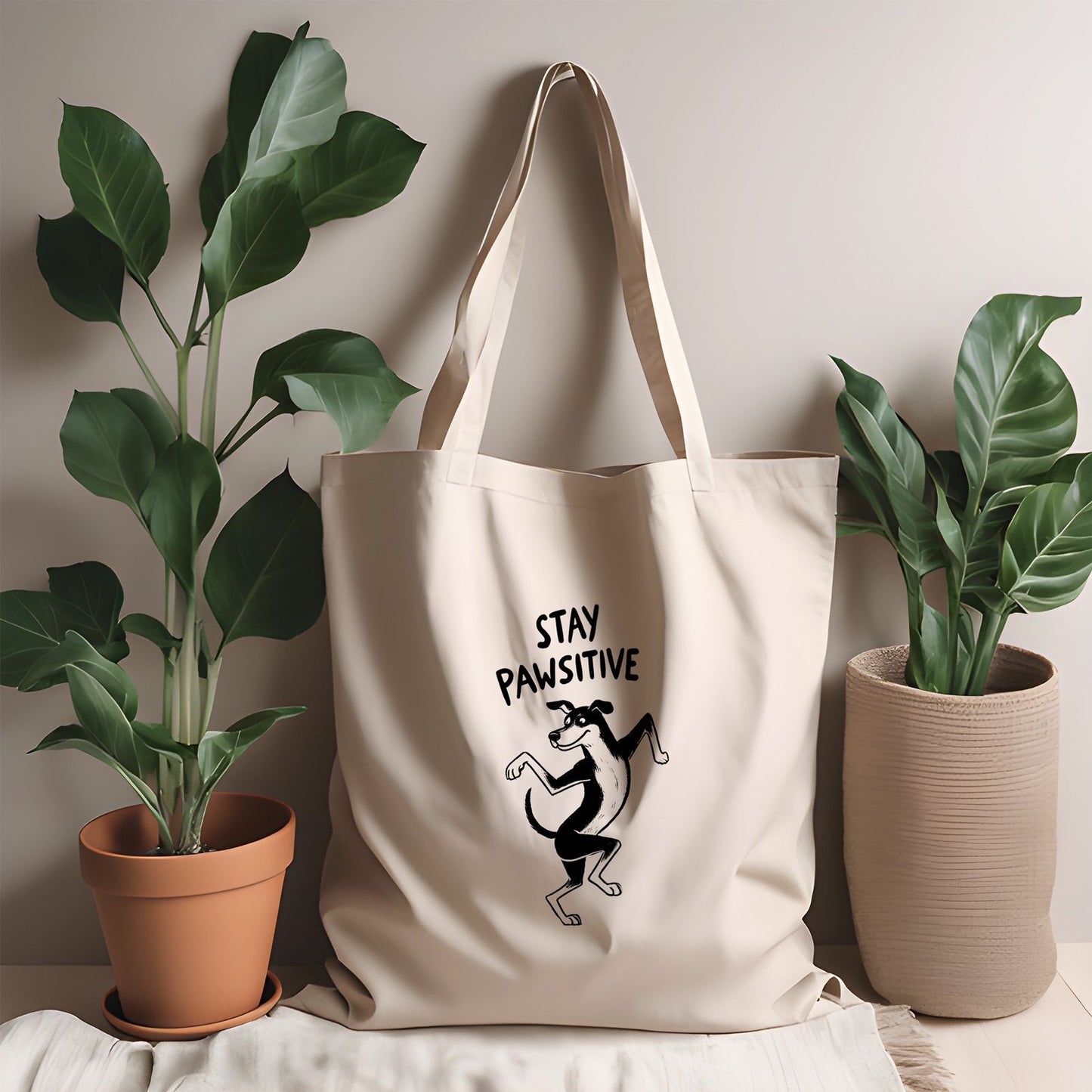 Stay Pawsitive Tote Bag